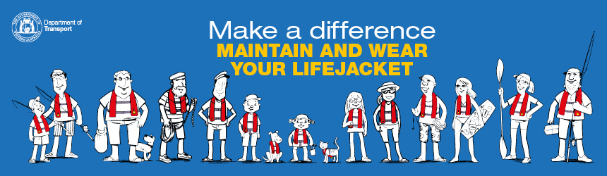 Image of man putting on girls lifejacket