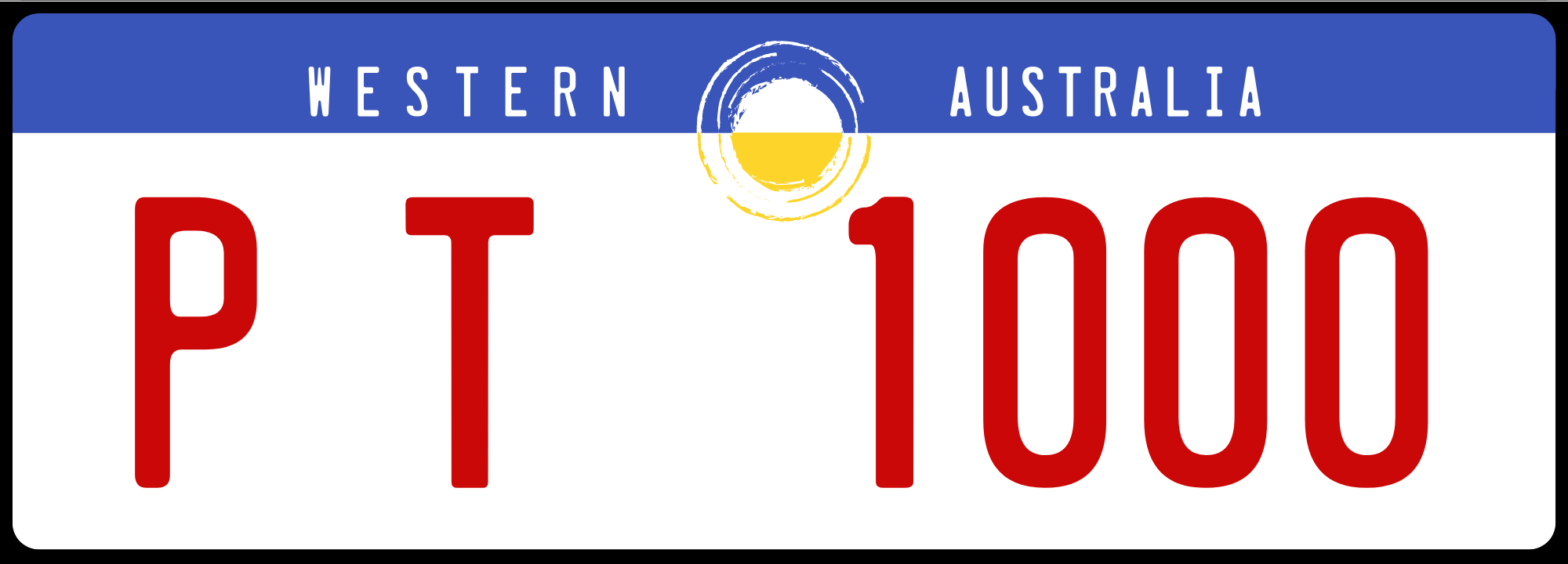 Private taxi plate
