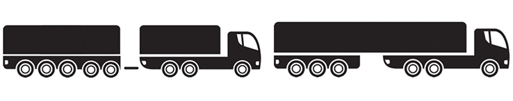 Examples of Heavy Combination vehicles