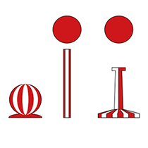 Safe water mark buoys