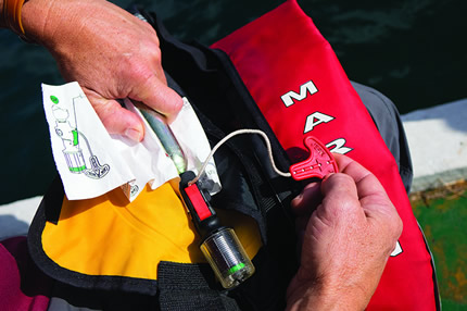 Inflatable lifejacket
