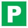Green P Plate