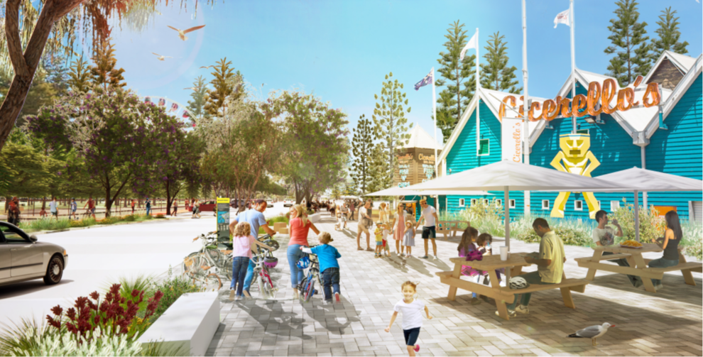 Fremantle Boat Harbour Master Plan artist impression