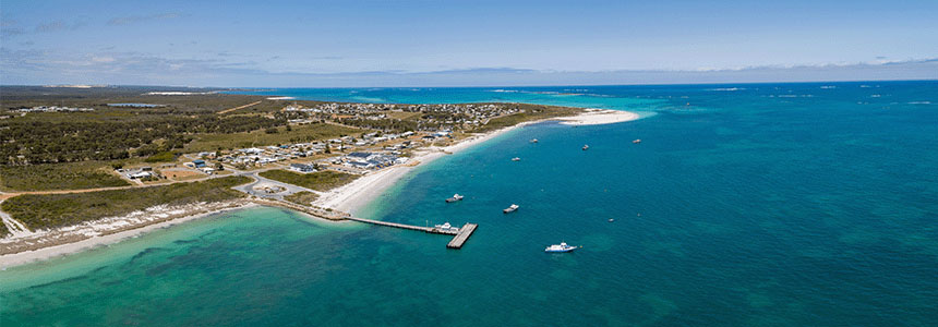 Aerial image of Cervantes Maritime Facility