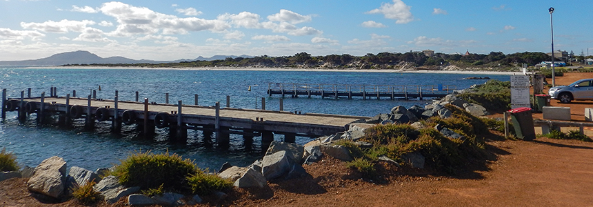 Two jetties at Hopetoun Maritime Facility.