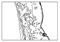 Bathymetry contours sample