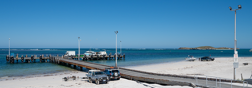 Timber jetty at Lancelin Maritime Facility