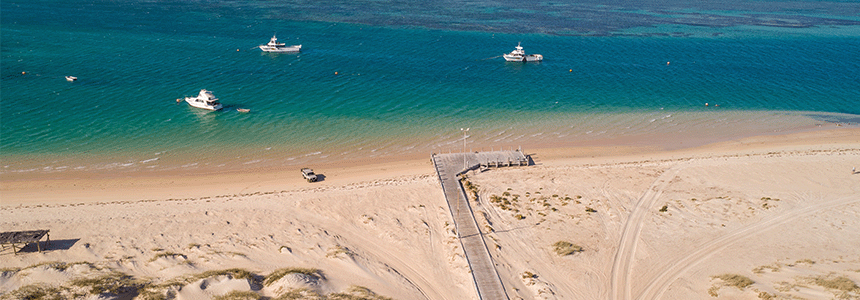 Aerial photo of Port Gregory Maritime Facility