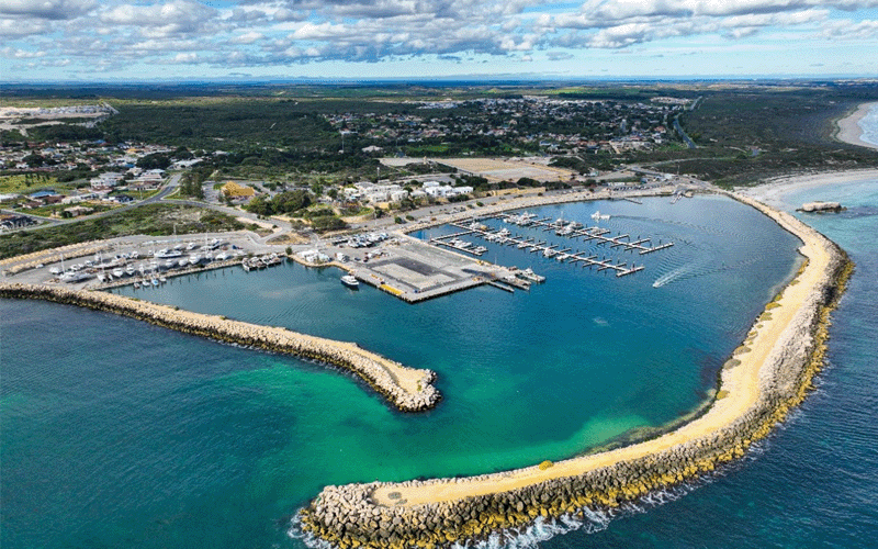 Aerial image of Two Rocks Marina