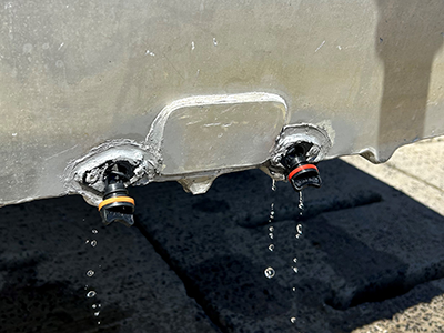 Replace the bung in your boat before launch