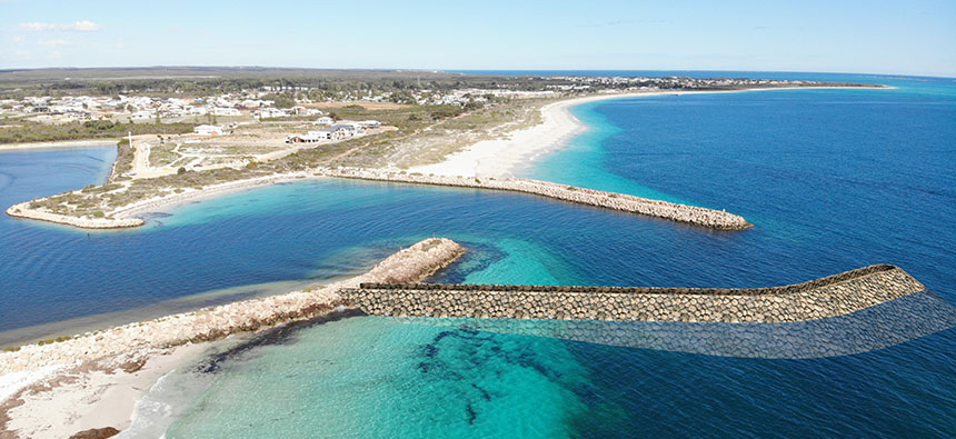 Northern Breakwater modification concept