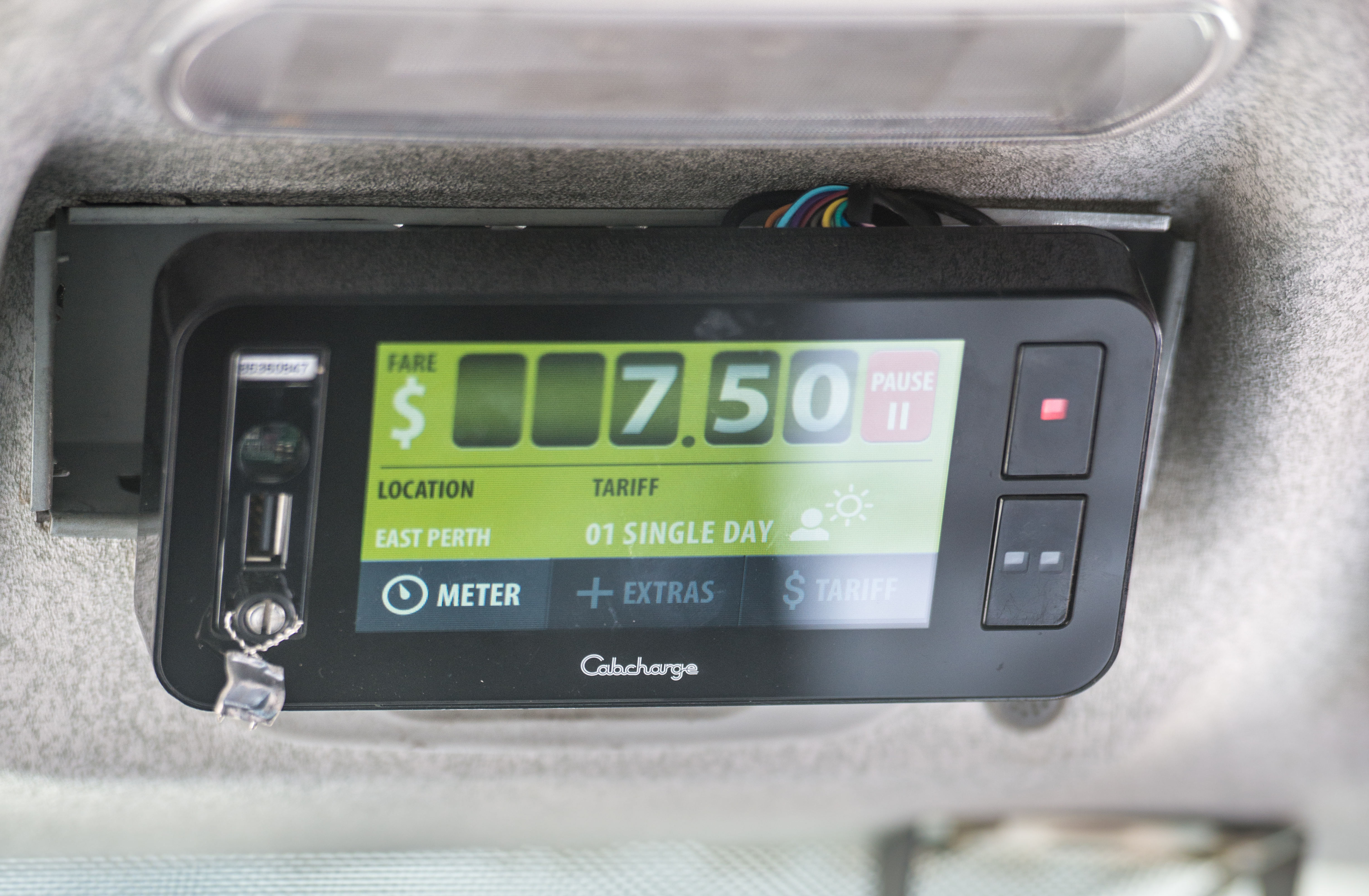 Fare calculation device (meter) operational