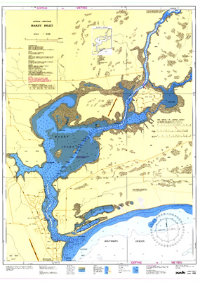 Download high resolution chart for Hardy Inlet Download high resolution chart for Hardy Inlet