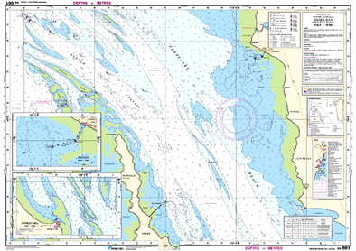 Low resolution chart for Shark Bay side A Low resolution chart for Shark Bay side A