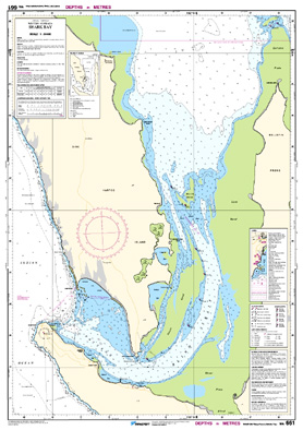 Low resolution chart for Shark Bay side B Low resolution chart for Shark Bay side B