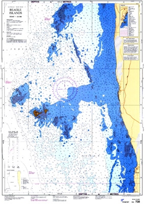 Download high resolution chart for Beagle Islands Download high resolution chart for Beagle Islands