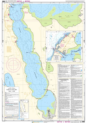 Low resolution chart for Peel Inlet and Harvey Estuary side B