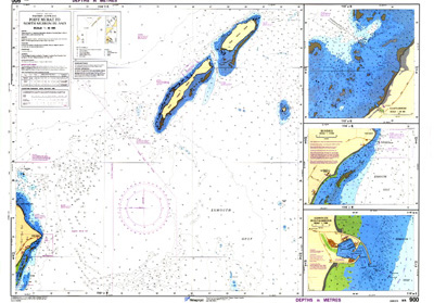 Low resolution chart for Exmouth side B Low resolution chart for Exmouth side B