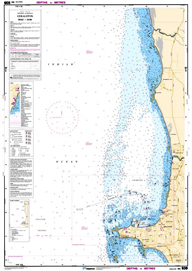 Low resolution chart for Geraldton side A Low resolution chart for Geraldton side A