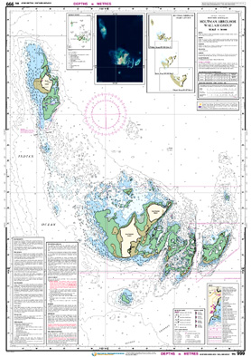 Low resolution chart for Houtman Abrolhos - Wallabi Group side A Low resolution chart for Houtman Abrolhos - Wallabi Group side A