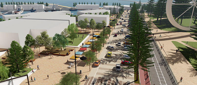 Fremantle Boat Harbour Master Plan artist impression